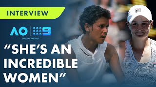 Famous Barty's touching tribute to tennis legend: Australian Open 2022 | Post-Match Interview Profile