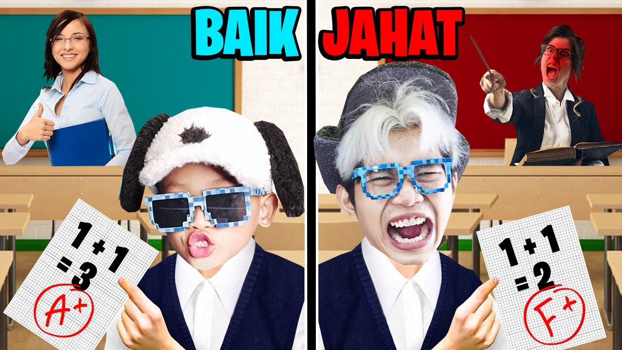 GURU GALAK VS GURU BAIK SAAT DI SEKOLAH!!! MENDING BOLOS AJA...
