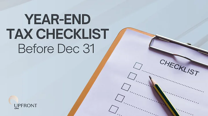 Year-End Tax Checklist 2025 | CPA’s Guide to Save Before December 31