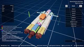 Modular Spaceship Construction Kit - Live Demo