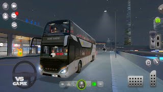 Setra S 531 DT TopClass 500 First Time Night Driving - Bus Simulator Ultimate NEW UPDATE Gameplay