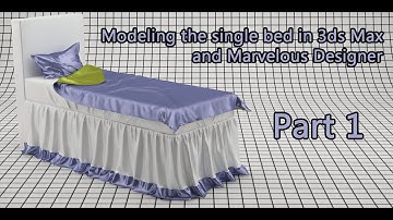 Modeling a bed in 3ds Max and Marvelous Designer Part 1
