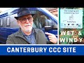 CANTERBURY CCC SITE | Wet and Windy Walk Around the Campsite | Vlog 441