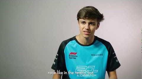 Introducing Williams Esports driver Alvaro Carreton