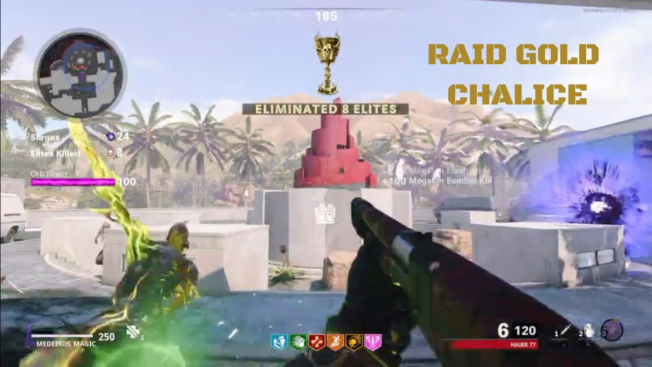 Cold War Zombies Onslaught Map Raid Solo Gold Chalice Run YouTube