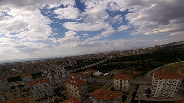 Eachine VTX03 50mw engel testi - Obstacle test