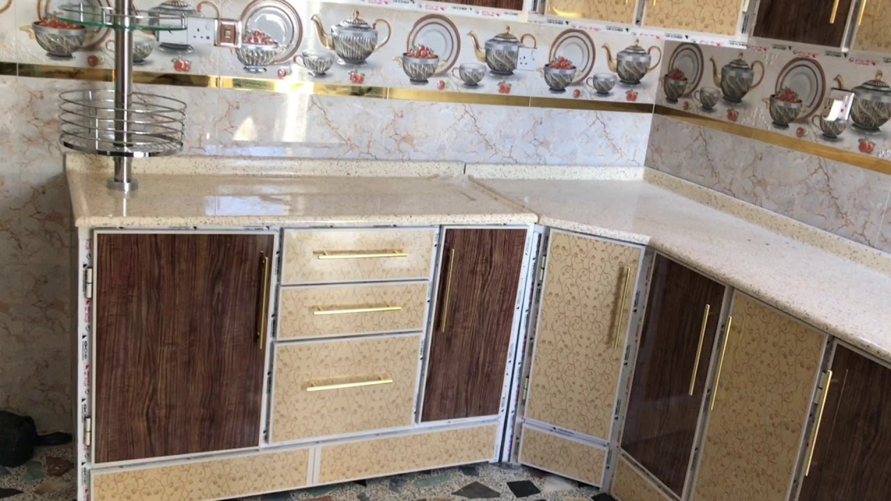 كاونترات المنيوم عراقية الهيكل والوجه المنيوم التطعيم بالالوان