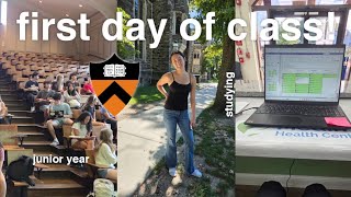 FIRST DAY OF CLASSES AT PRINCETON *junior fall semester*