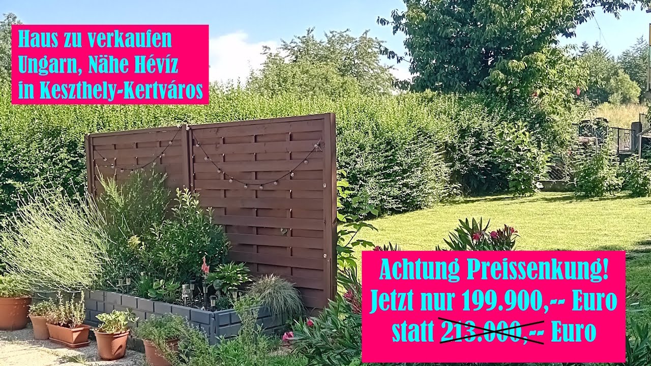 Ep 89, Hausverkauf in Ungarn, ACHTUNG Preis gesenkt! Nähe Thermal Hévíz in Keszthely Kértváros