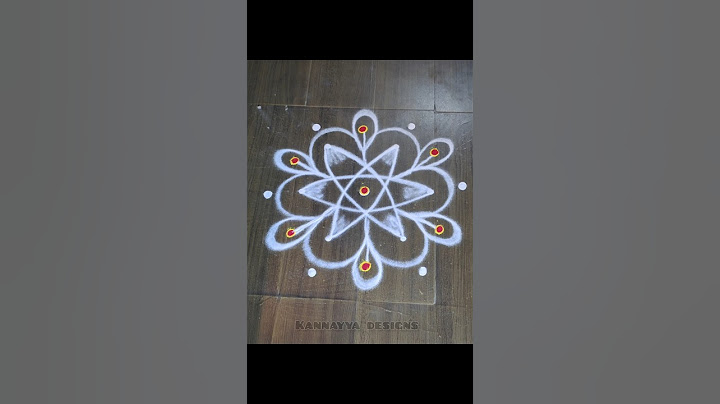 Beautiful and simple rangoli designs 🪷🌸🪷🌺🌼#rangoli#kolam  #muggulu #easyrangoli #rangolidesigns #