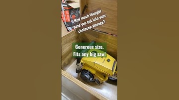 Check Out Our Serious Chainsaw Storage Case!  Made In USA! #husqvarna #stihl #chainsaw