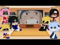 Past Team 7 and Present Team 7 react To Naruto vs Sasuke 0,1 and 0,2|Gacha Clup/Life|Tsuki-Chan~