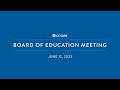 Ccsd59 boe meeting  june 12 2023