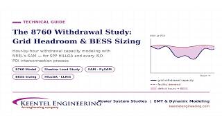 The 8760 Withdrawal Study: Grid Headroom, BESS Sizing & Large Load Interconnection