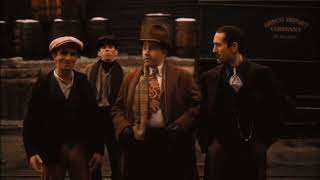 Clemenzas Crew Nearly Gets Hit By Car - The Godfather Part Ii