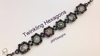 Twinkling Hexagons Bracelet--Intermediate Level Part 1