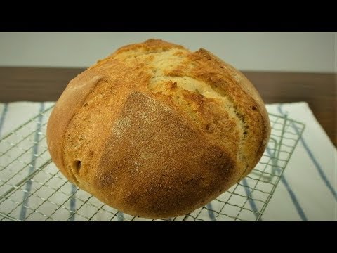Simple Country Bread--Pain de campagne-- [Homemade bread recipe][Gourmet Apron 416]