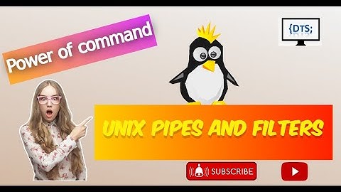Unix Pipes and Filters Understanding via a short clip