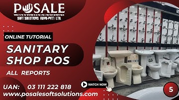 How To Manage Sanitary Store | Lecture No,5 | TutorialsAll Reports | #pos #invetory #software