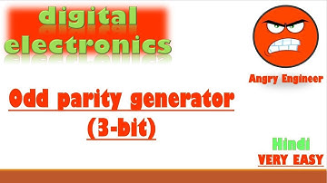 odd parity generator | 3 bit odd parity generator
