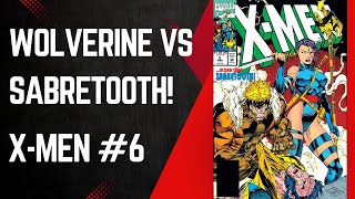 Wolverine Vs Sabretooth! X-Men #6, Jim Lee & Scott Lobdell, Marvel Comics, 1992