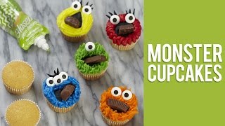 Quick & Easy Monster Cupcakes