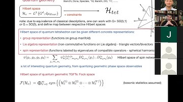 Daniele Oriti - Tensorial group field theories: quantum geometry and emergent cosmology