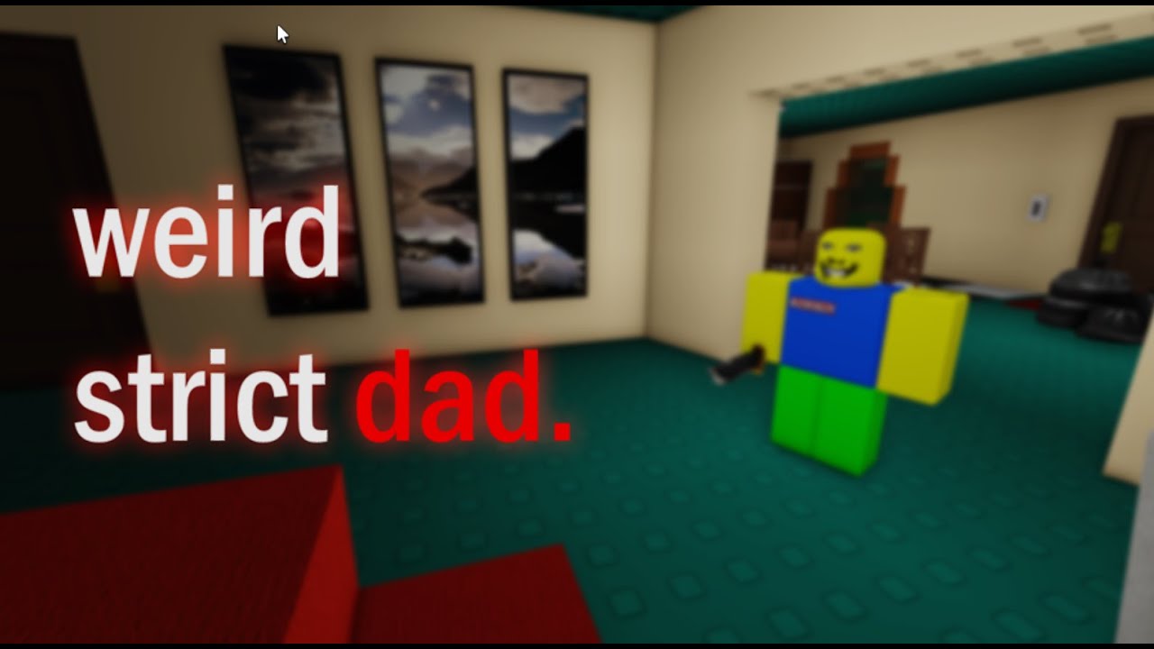 Roblox - weird strict dad Blue (fixed!) Minecraft Skin