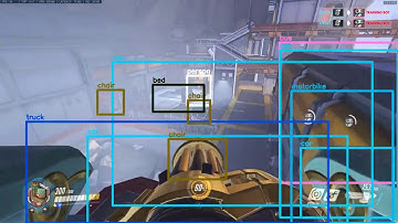 YOLO detection bots in training room