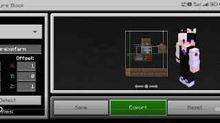 How to EXPORT Structure on MOBILE/ANDROID Minecraft bedrock! screenshot 5