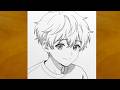 How to Draw a COOL Anime Boy Step by Step (Easy Pencil Drawing Tutorial)