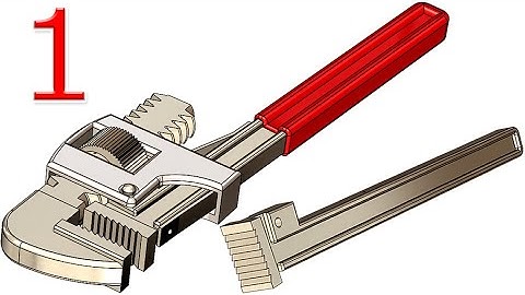 1- Project 17 |Pipe Wrench 2| SolidWorks Tutorial :  handle