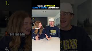 Ranking Funniest Make A Word Challenge 🤣 Part 4 #shorts