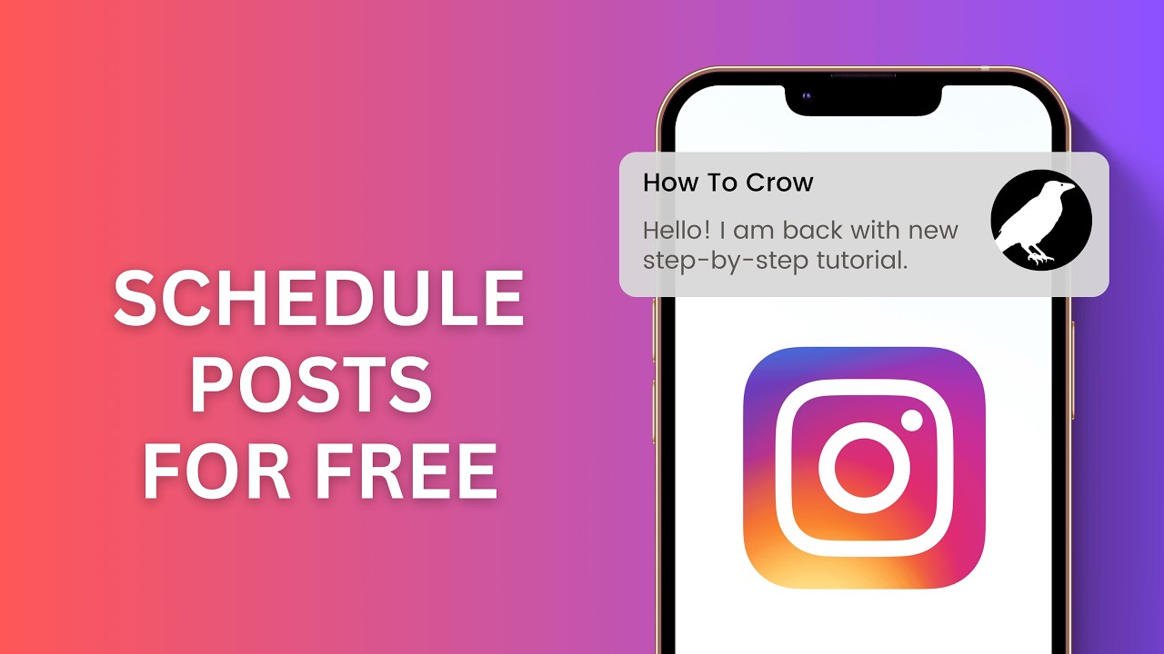 How to Schedule Instagram Posts for Free - YouTube