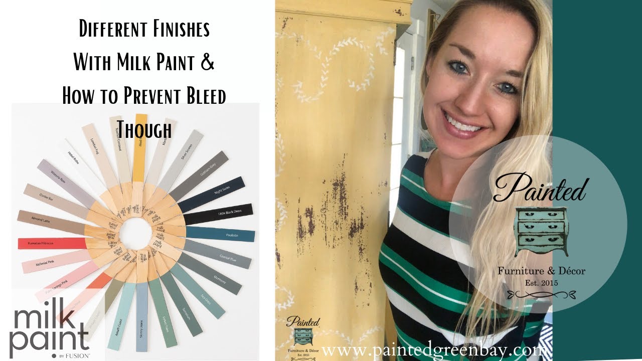 How to prevent Paint Bleed-Through on painted furniture. - Designed Decor