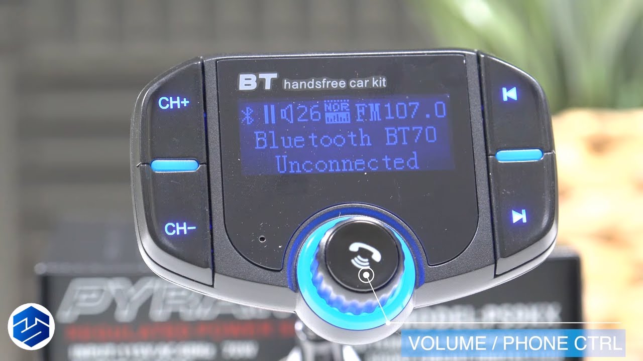 Transmetteur radio AUTO-T, fm/mp3/kit mains libres bluetooth