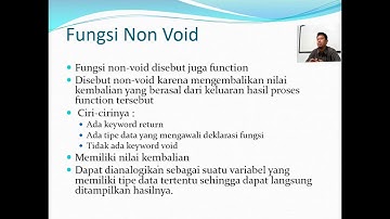 ALGORITMA DAN PEMROGRAMAN | SUBRUTIN (PROSEDUR DAN FUNGSI)