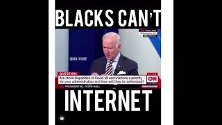 Did #JoeBiden just say that black people don’t know how to use the internet😂😂😂