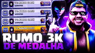 PUSHZIN DA MADRUGA NO TOP GLOBAL!!! #60K#CLASHROYALE #AOVIVO