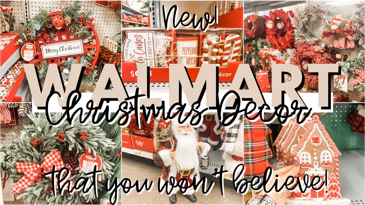*NEW* WALMART CHRISTMAS DECOR 2021 WALMART CHRISTMAS DECOR SHOP WITH