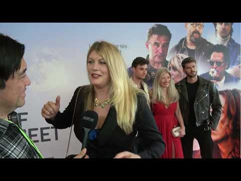 Meredith Ostrom Carpet Interview at South of Hope Street Premiere