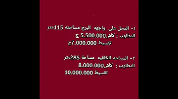 وحدات تجارية واداريه وسكنية للبيع ببرج في المعادي على شارع تجاري 