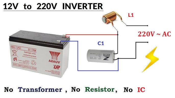 Powerful Inverter 12V to 220V using 2SC5200 Transistors - DC to AC INVERTER  