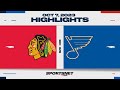 NHL Pre-Season Highlights | Blackhawks vs. Blues - October 7, 2023