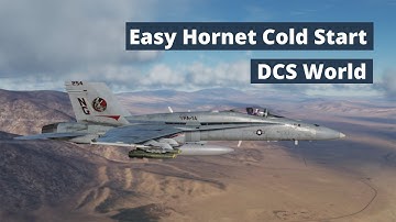 DCS F/A-18C Cold Start Tutorial