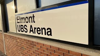 MTA LIRR: Friday Afternoon Commuter Train Action At Elmont-UBS Arena Station (M7/M9/C3) (12/02/2022)