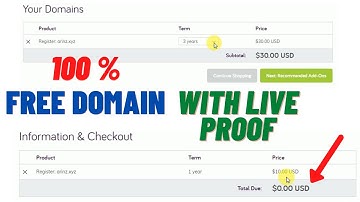 FREE Domain Name registration 2020 - Register UNLIMITED .xyz Domain Name For Free ( For 1 Year )