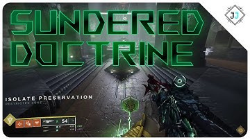 Destiny 2 // Sundered Doctrine (Contest, Day One)