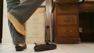 Shoeplay With Black Bragano Loafers And No Socks