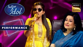 Indian Idol S14 | Menuka के 'Kahin Deep Jale Kahin Dil' गाने ने छुआ Moushumi Ji का दिल | Performance